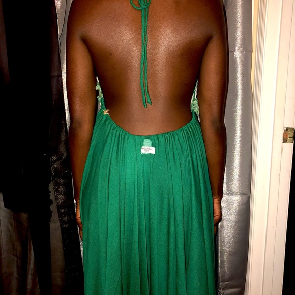 Dazzling Green Lace Sundress - Picture 3 of 4